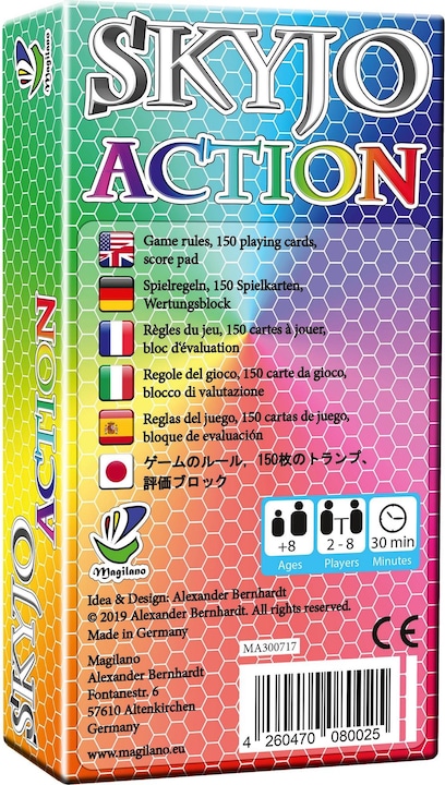Produktbild Skyjo Action (Französisch, Spanisch, Englisch, Deutsch)