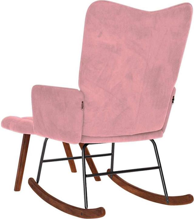 Produktbild vidaXL Schaukelstuhl mit Hocker