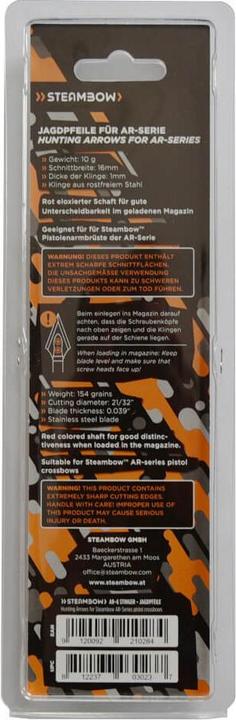 Produktbild Steambow AR-Serie Jagdpfeile