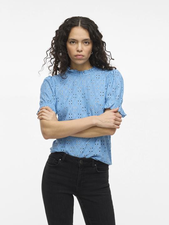 Actual product image Vila Besticktes Oberteil mit kurzen Ärmeln (S)