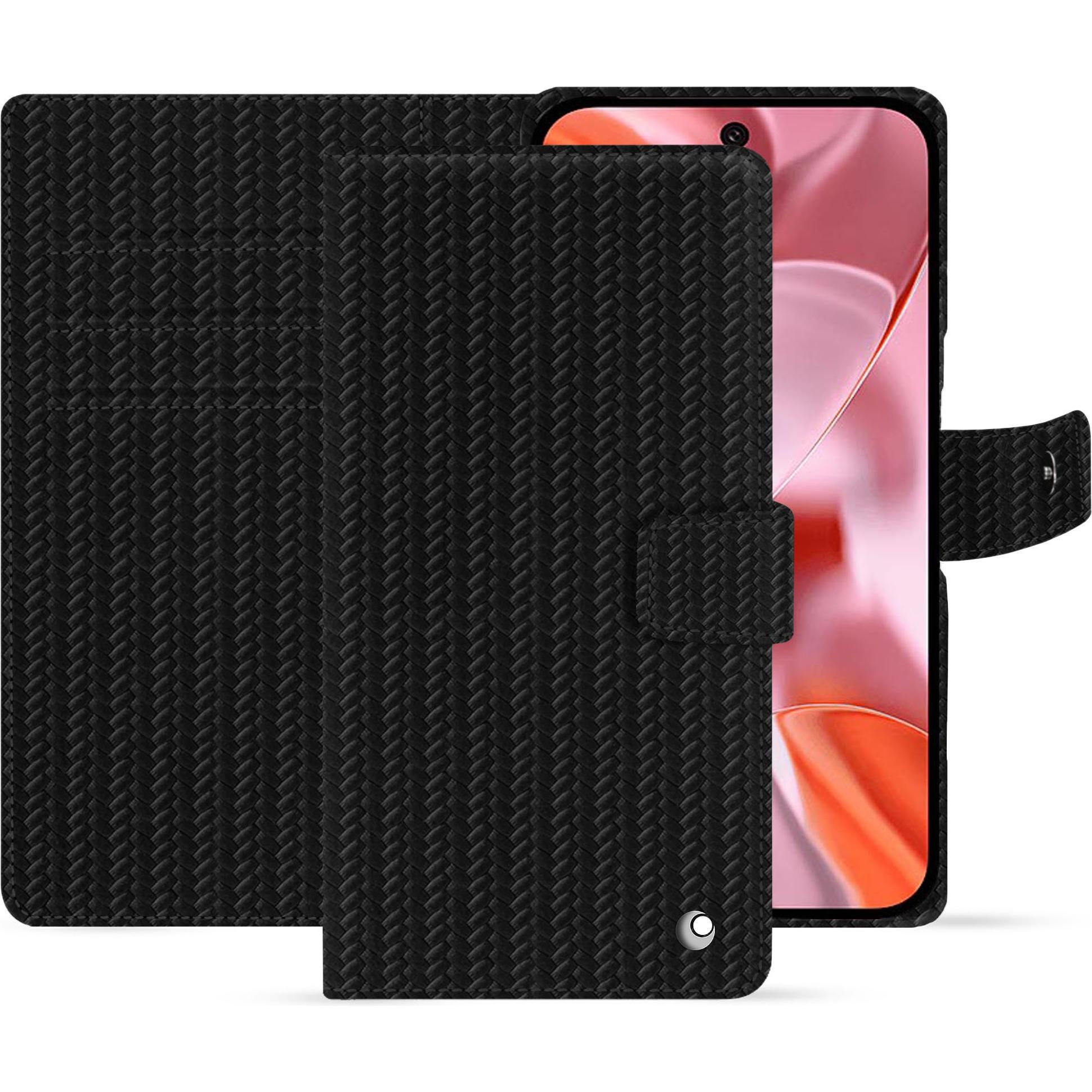 Noreve Lederschutzhülle Google Pixel 9 (Google Pixel 9), Smartphone Hülle, Schwarz