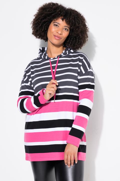 Produktbild Angel of Style Hoodie, Loose Fit, Streifenmuster, Kapuze (46)