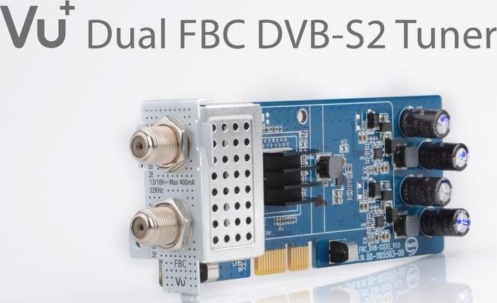 Produktbild Vu+ DVB-S2 /S2X FBC Twin Tuner Duo (8 GB, DVB-S2, CI+-Schacht)
