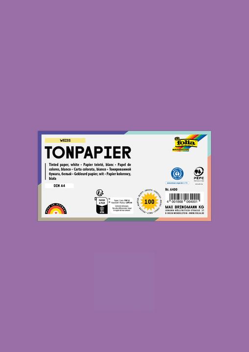 Image du produit Folia Papier d'argile (130 g/m², 100 x)