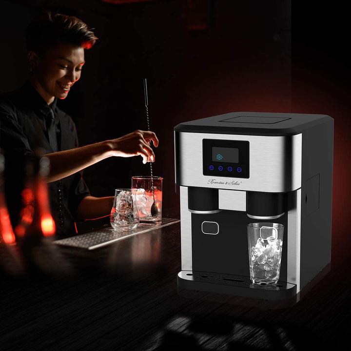 Actual product image Rosenstein & Söhne Professional ice cube machine