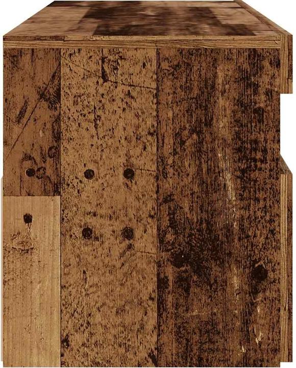 Produktbild VidaXL TV Schrank Lowboard Fernsehschrank Fernsehtisch mit LED Altholz-Optik (120 x 35 x 40 cm)