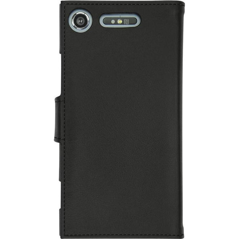 Thumbnail - Noreve Lederschutzhülle Wallet (Sony Xperia XZ1), Smartphone Hülle, Schwarz