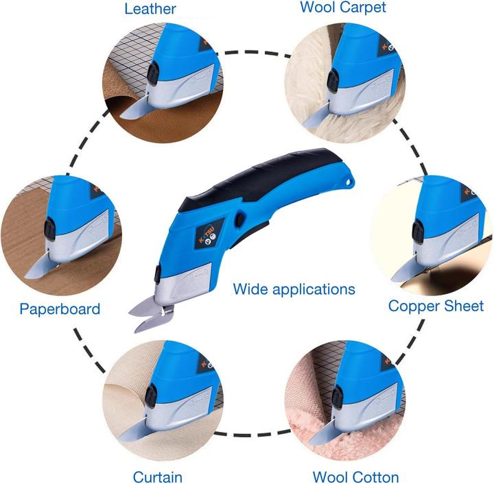 Actual product image Katsu Tools Electric fabric scissors