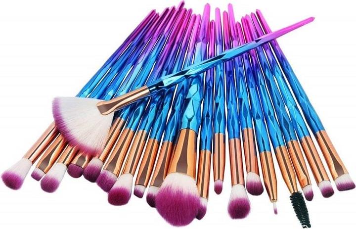 Actual product image JTI Make-up brush set 20 pieces - Rosé and Ombre (Set)