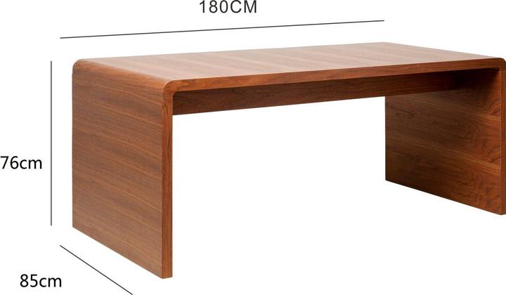 Image du produit Kare Design Bureau Club Walnut 180x85cm (180 x 85 x 76 cm)