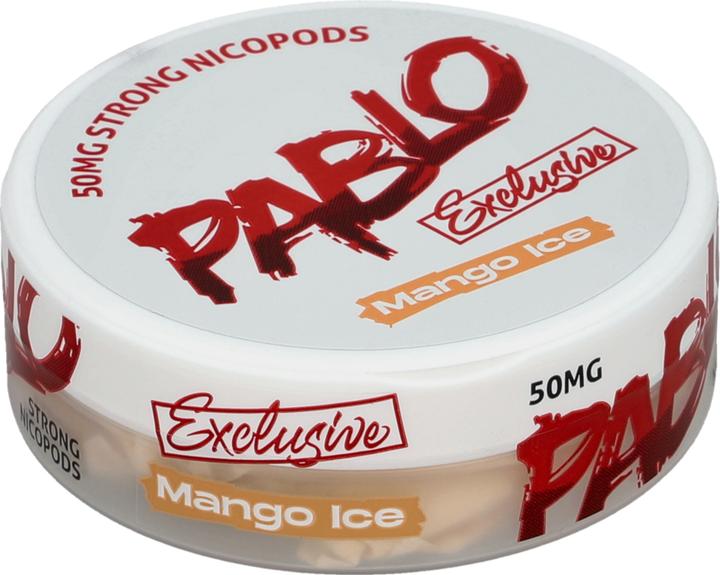 Actual product image Pablo Exclusive Mango Ice (VP 8.90) (Nicotine Pouches, 50 mg)
