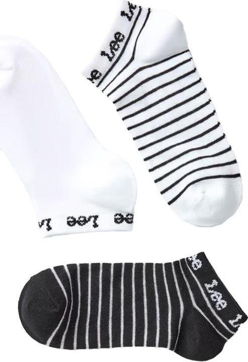 Actual product image Lee Unisex Adult Trainers Liner Socks (Pack of 3) (37 - 40.5)