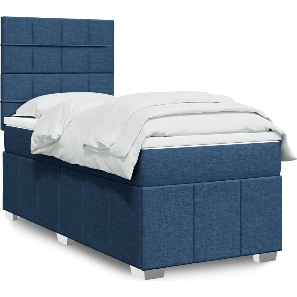 VidaXL, Bett, Bo x springbett mit Matratze 120 x 190 cm Stoff (120 x 190 cm)