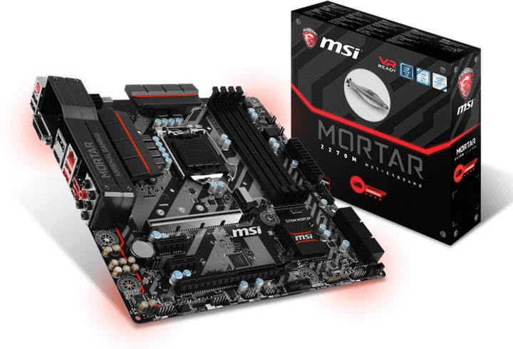 Actual product image MSI Z270M Mortar (LGA 1151, Intel Z270, mATX)