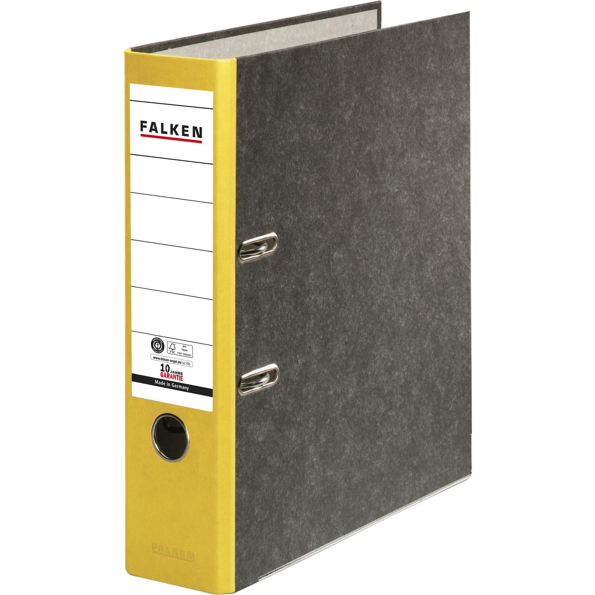 Falken, Ordner, Ordner Rückenbreite: 80 mm Verwendung für Papierformat: DIN A4 (A4, 80 mm, 20 x)