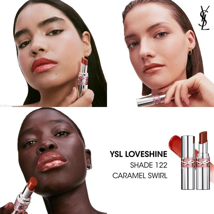 Produktbild Yves Saint Laurent Loveshine Rouge Volupte Shine Lippenstift 122 (122 Caramel Swirl)