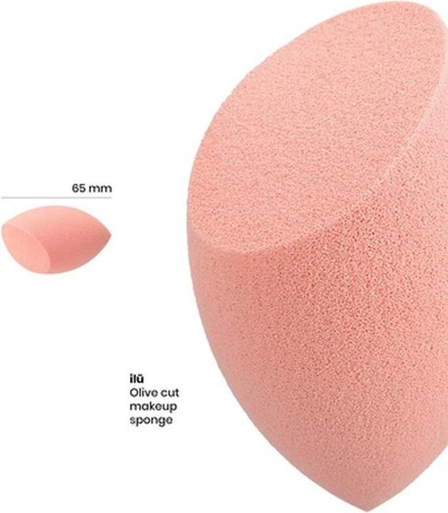 Actual product image Tools for Beauty T4B ILU Olive-shaped Makeup Sponge for Foundation, Concealer and Powder