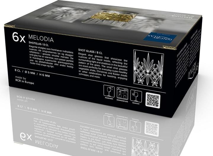 Image du produit Lyngby 8 cl - Verre - Transparent (0.80 dl, Verre à fusil)