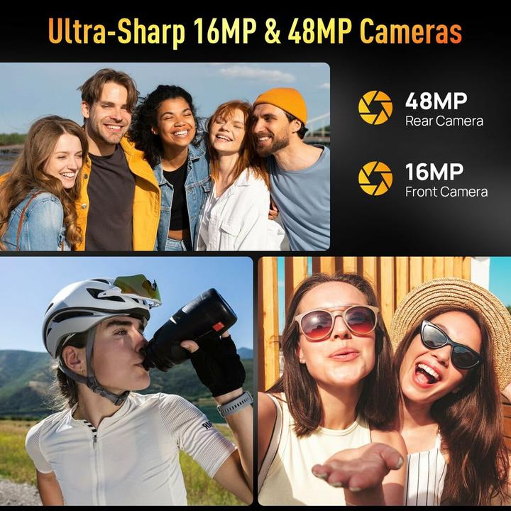 Image du produit Ulefone ARMOR X32 6+128GB 4G VIBRANT ORANGE (128 Go, Orange, 5.65", Double SIM, 4G)