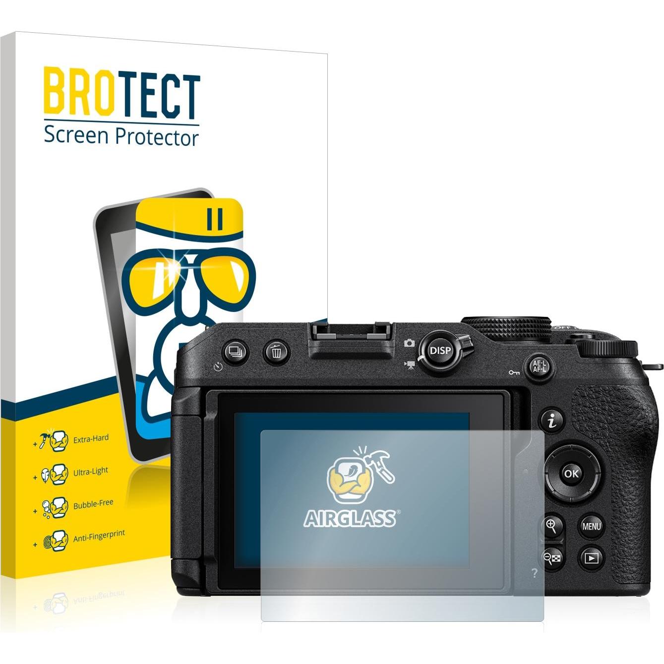 BROTECT AirGlass Panzerglasfolie (Displayschutz, Z30), Kameraschutz