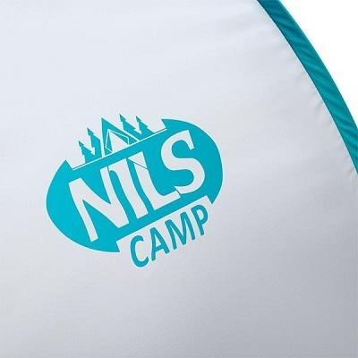 Actual product image Nils Camp Folding beach tent NC3173 gray-turquoise (beach tent, 0.85 kg)