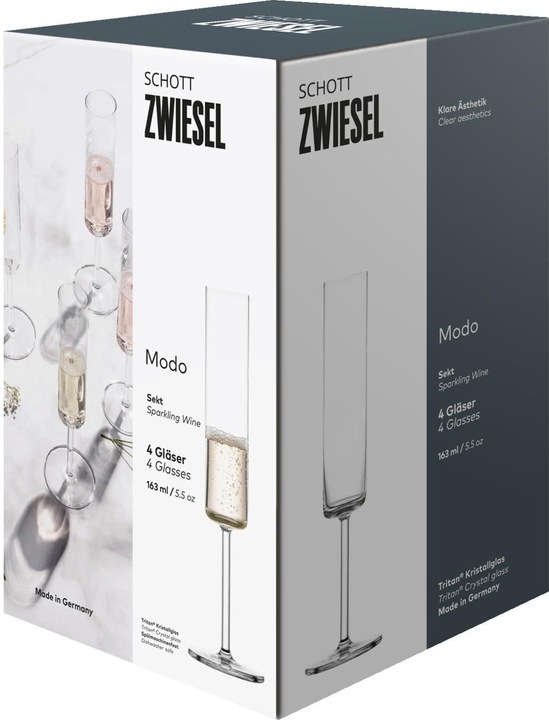Produktbild Schott Zwiesel Sektglas Modo 7 4 Stück (16.30 cl, 4 Gläser, Sektgläser)