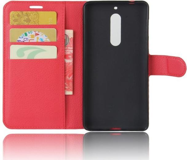 Actual product image MU Classic Litchi leather cover (Nokia 5)