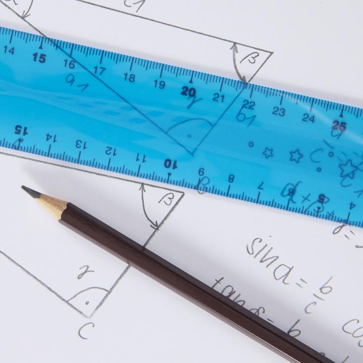 Productafbeelding Idena Lineal PP flexibel 30cm 3fach sortiert (30 cm)