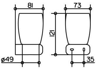 Actual product image Keuco Real crystal glass, loose, spare part