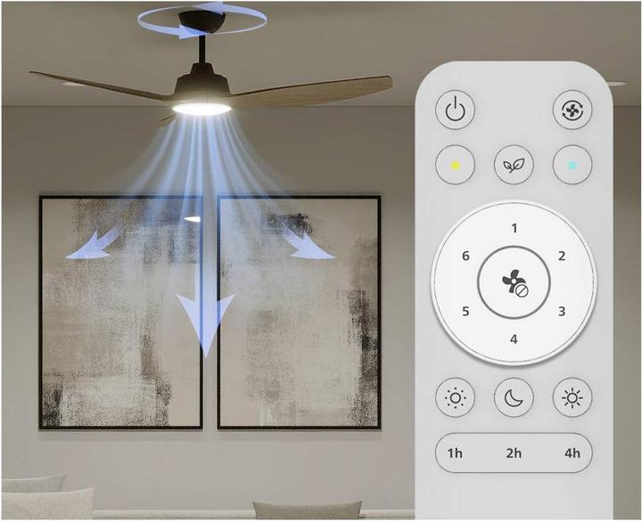 Produktbild Philips Olas Deckenventilator mit LED-Beleuchtung (50 dB)
