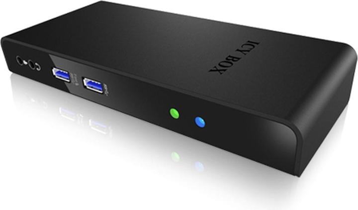 Produktbild Icy Box IB-DK2241AC - USB Type-A 3.0 Multi Dock (USB-B, 11 Ports)