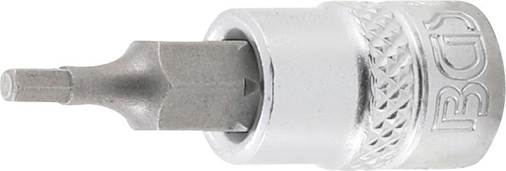 Actual product image BGS Bit Socket 6.3 mm (1/4") Drive internal Hexagon 3/32" (6.3 mm)