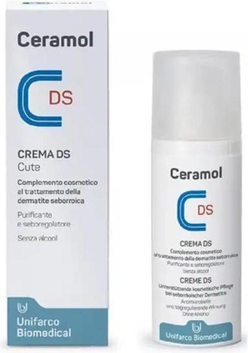 Actual product image Ceramol Ds Seborrheic Dermatitis Adjuvant Cream (50 ml, Face balm)