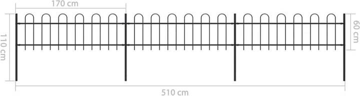 Produktbild vidaXL Zaunpaneel