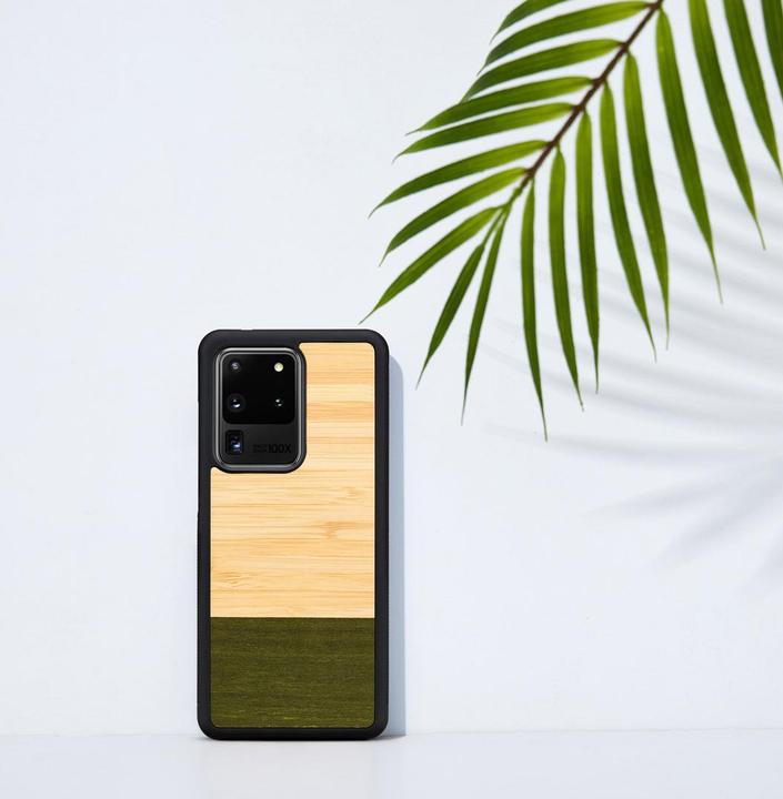 Immagine prodotto Man.Wand Custodia &WOOD per Galaxy S20 Ultra bambù foresta juodas (Samsung Galaxy S20 Ultra)