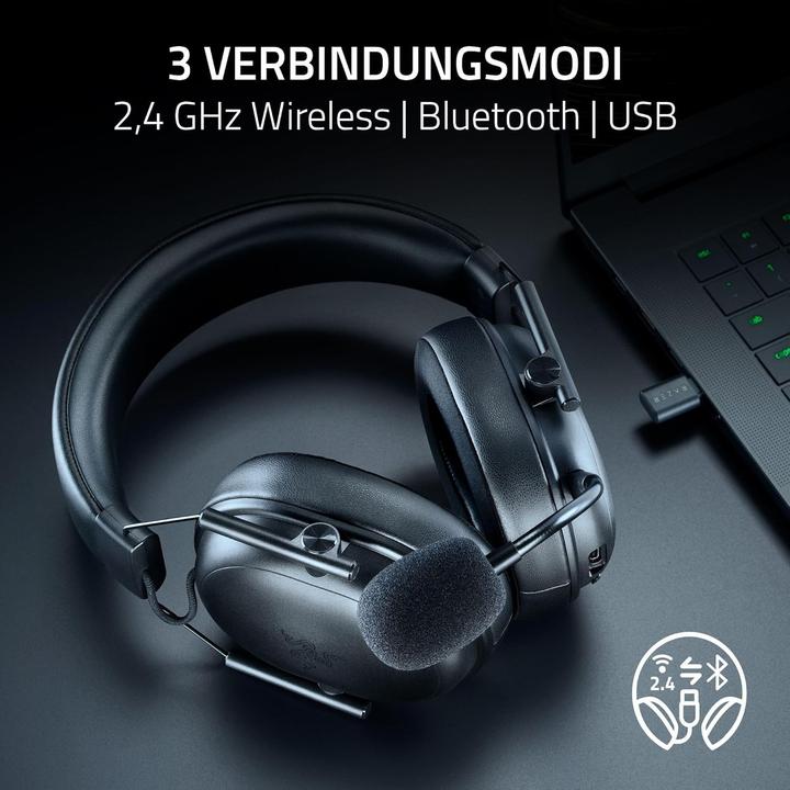 Produktbild Razer BlackShark V3 X Hyperspeed (Kabelgebunden, Kabellos)