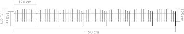 Produktbild vidaXL Zaun