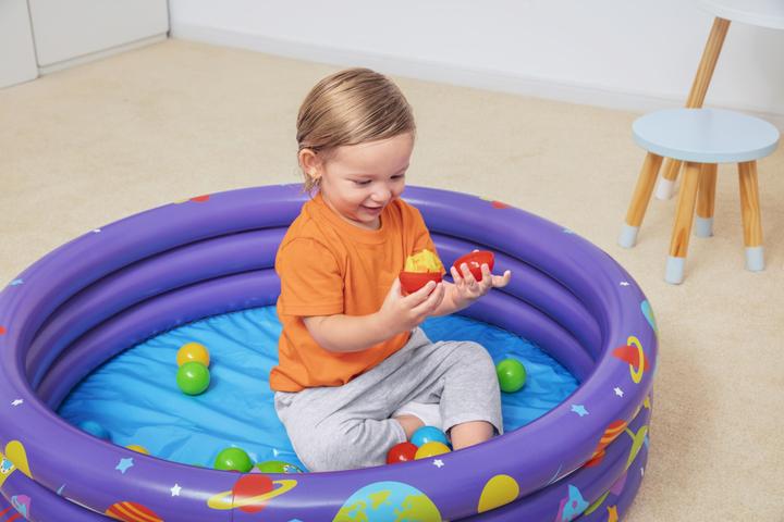 Image du produit Bestway Piscine à balles Intergalactic Surprise avec 50 balles de jeu