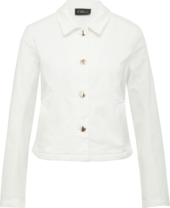 Image du produit S.Oliver Indoor-Jacke Verkürzte Jeansjacke mit Hemdkragen (40)