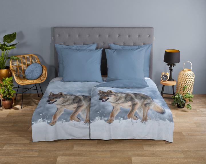 Actual product image Good Morning SnowWolf (Bedding set, 140 x 200 cm, 70 x 90 cm)