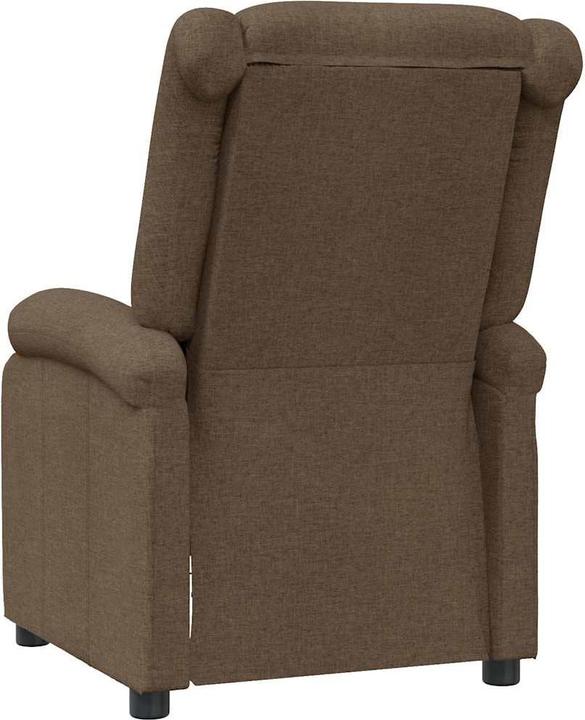 Immagine prodotto vidaXL Poltrona massaggiante Poltrona TV Poltrona relax Poltrona reclinabile Tessuto marrone