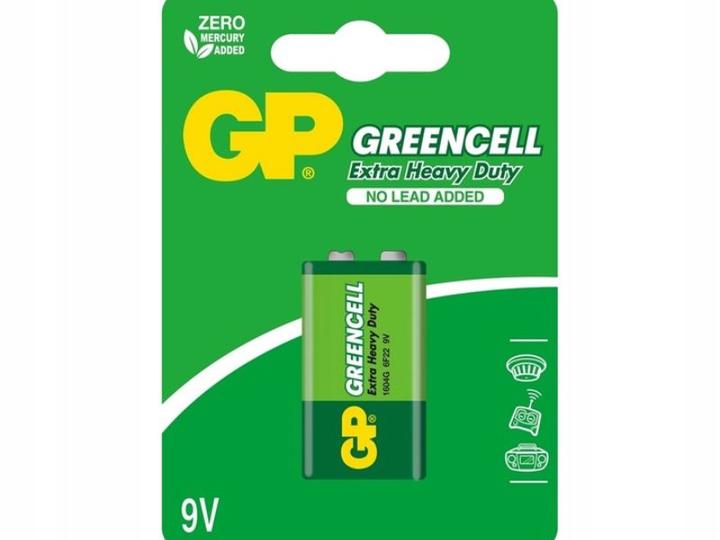 Produktbild GP Batteries ELEM.POWER GP 6F22 BP1 GREENCELL (9679) (1 Stk., PP3)