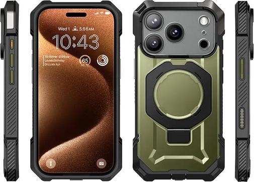 Image du produit Supcase UB Grip Mag MagSafe Case für iPhone 17 Pro Max - Grün (Apple iPhone 17 Pro Max)