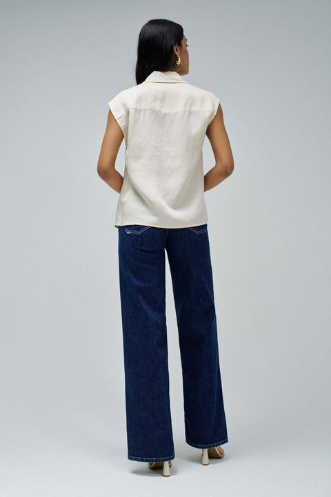 Actual product image Salsa Jeans Kurzarmbluse Blouse Lightdenim (M)