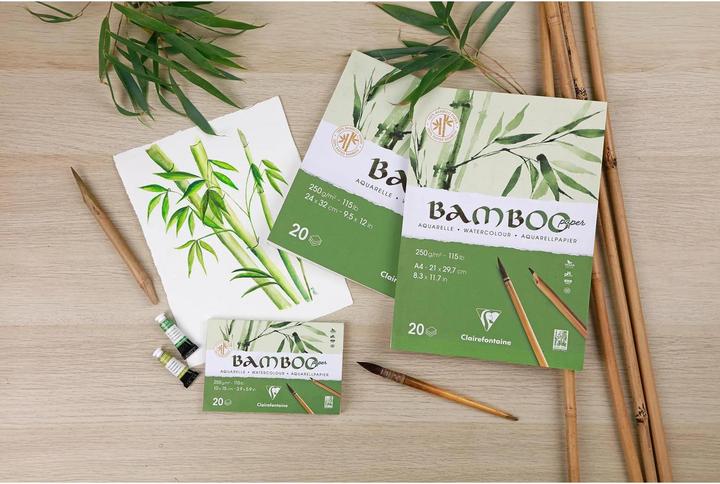 Immagine prodotto Clairefontaine Blocco di bambù (250 g/m², 32x)
