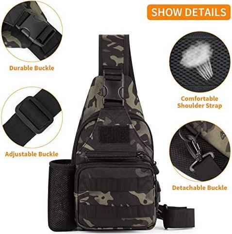 Produktbild Only-Bags.Store Tactical Chest Bag Militärische Umhängetasche Tactical Chest Sling Pack Crossbody Bag