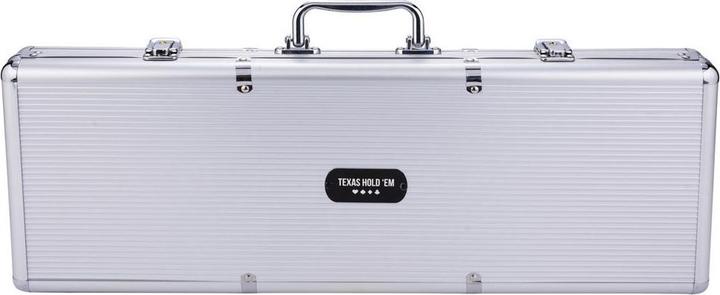 Produktbild Bicycle Poker-Set im Silberkoffer, Hohe Einsätze (2 - 8 Spieler)
