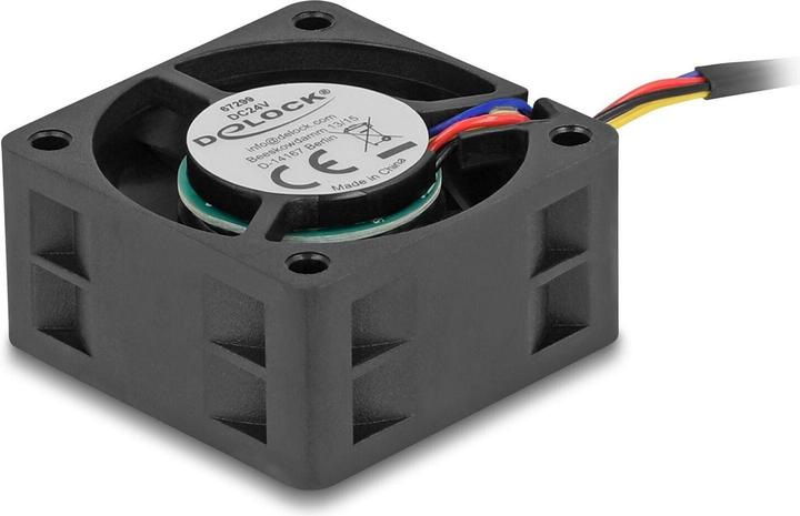 Produktbild Delock Axiallüfter 24 V DC, 40 x 40 x 20 mm schwarz (40 mm, 1x)