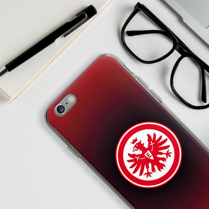 Produktbild DeinDesign Silikon Hülle für Apple iPhone 6 Handyhülle Case Smartphone Schutzhülle Eintracht Frankfurt (Apple iPhone 6)