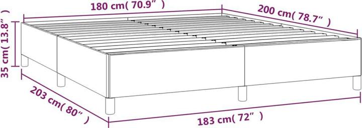 Image du produit vidaXL Bettgestell (180 x 200 cm)